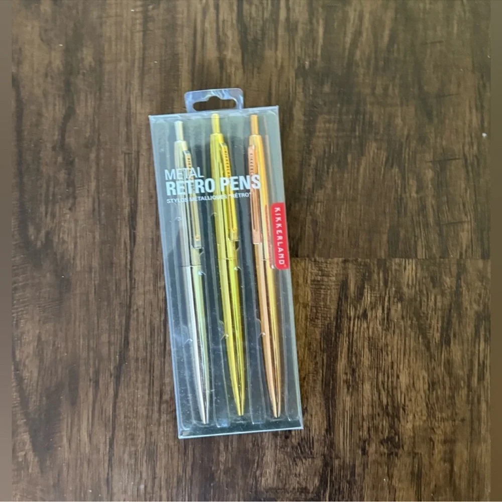 West elm metal retro pallpoint pens